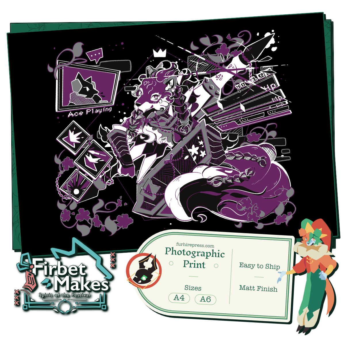 RPG Class Wolves Print Series Main image