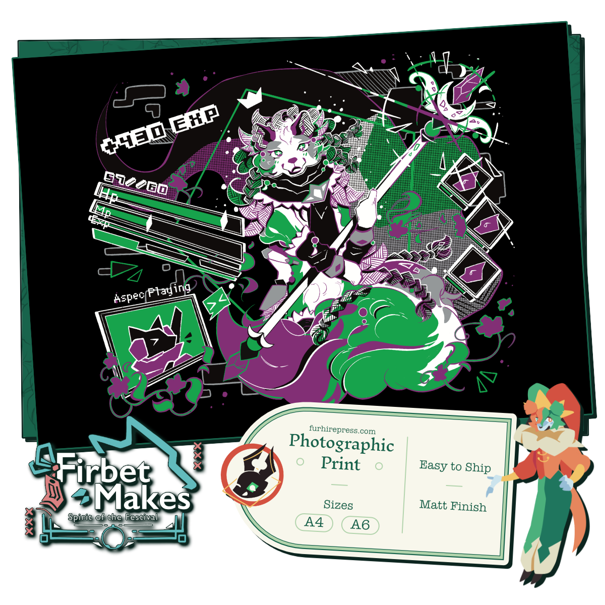 RPG Class Wolves Print Series