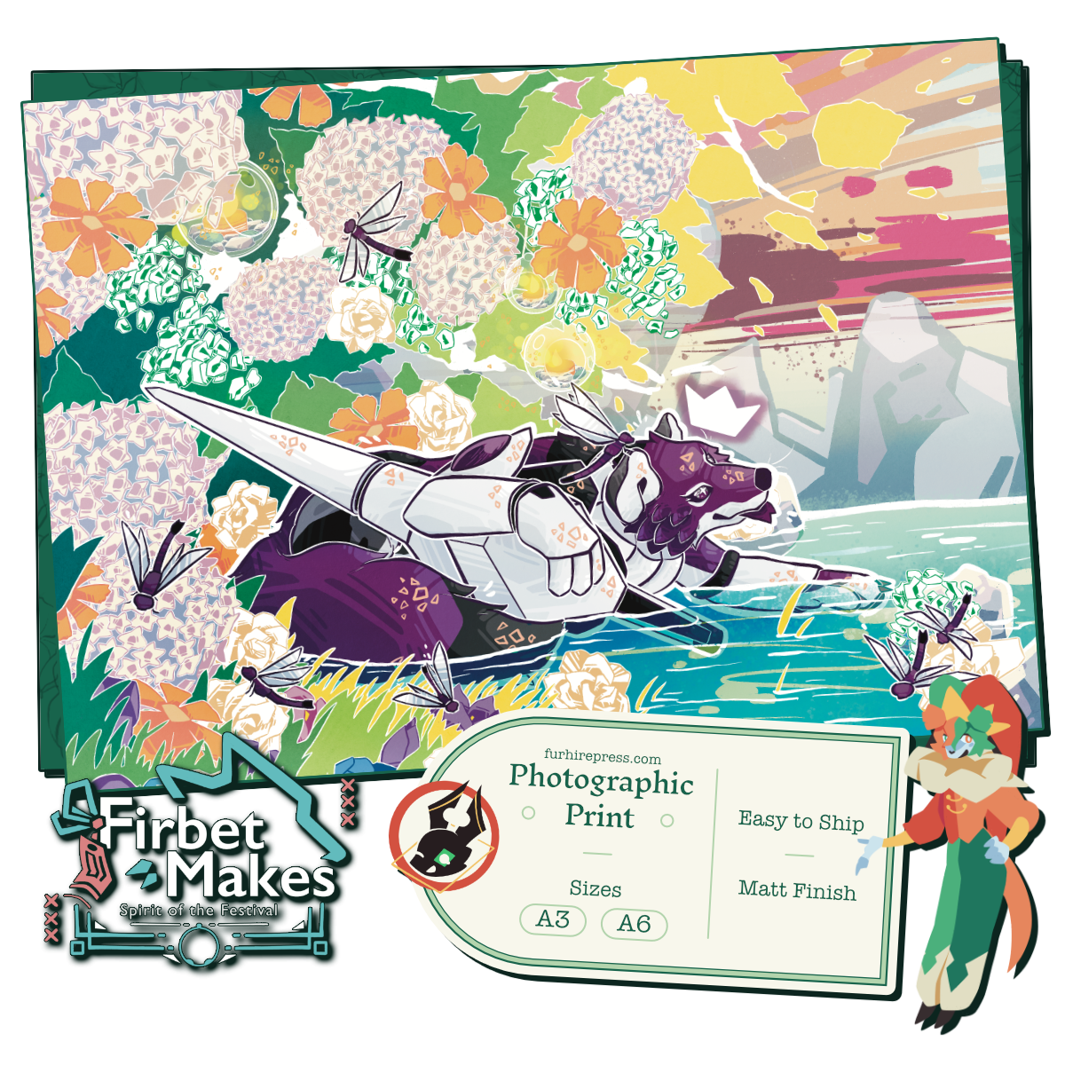 Sci-Knight Wolves Print Series