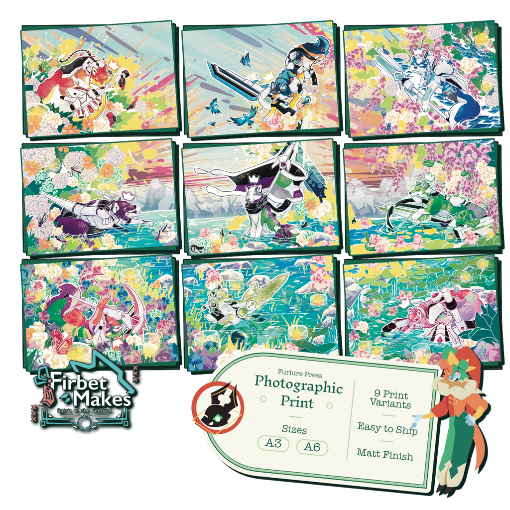 Sci-Knight Wolves Print Series