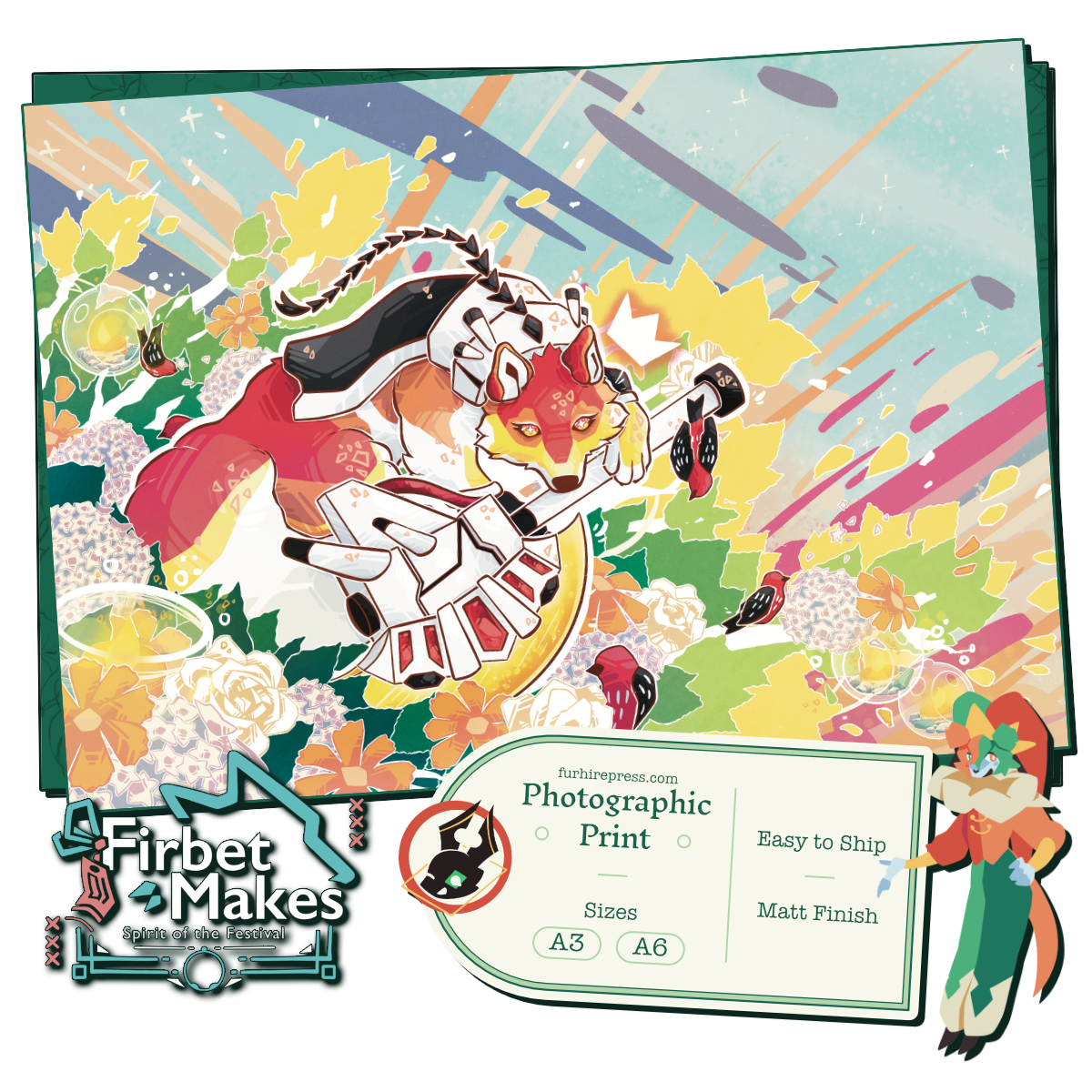 Sci-Knight Wolves Print Series