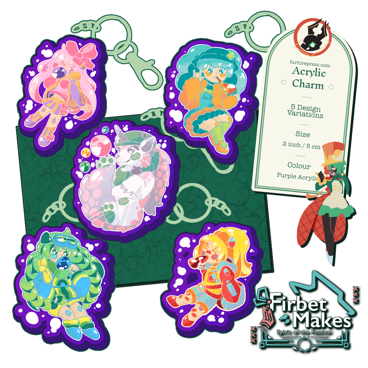 Candy Pop Acrylic Keyring Series Main image