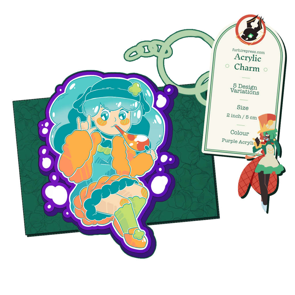 Candy Pop Acrylic Keyring Series