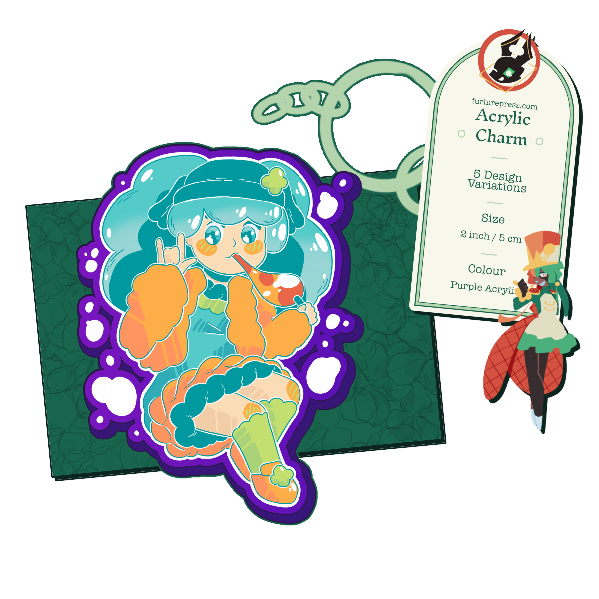 Candy Pop Acrylic Keyring Series