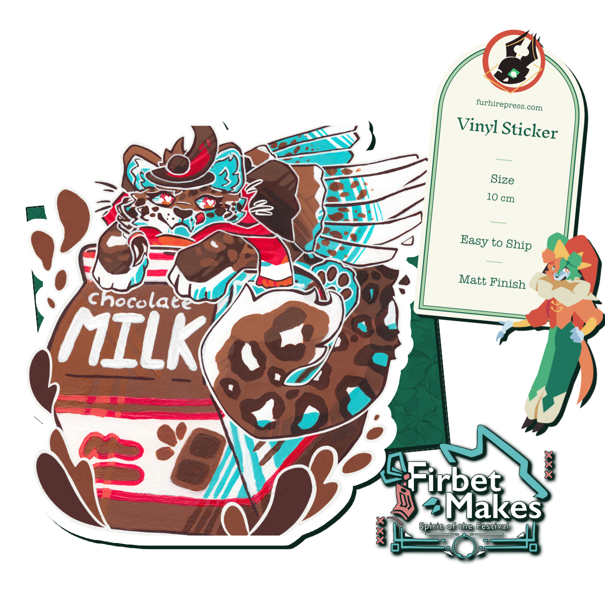 Milk Cats Sticker Series