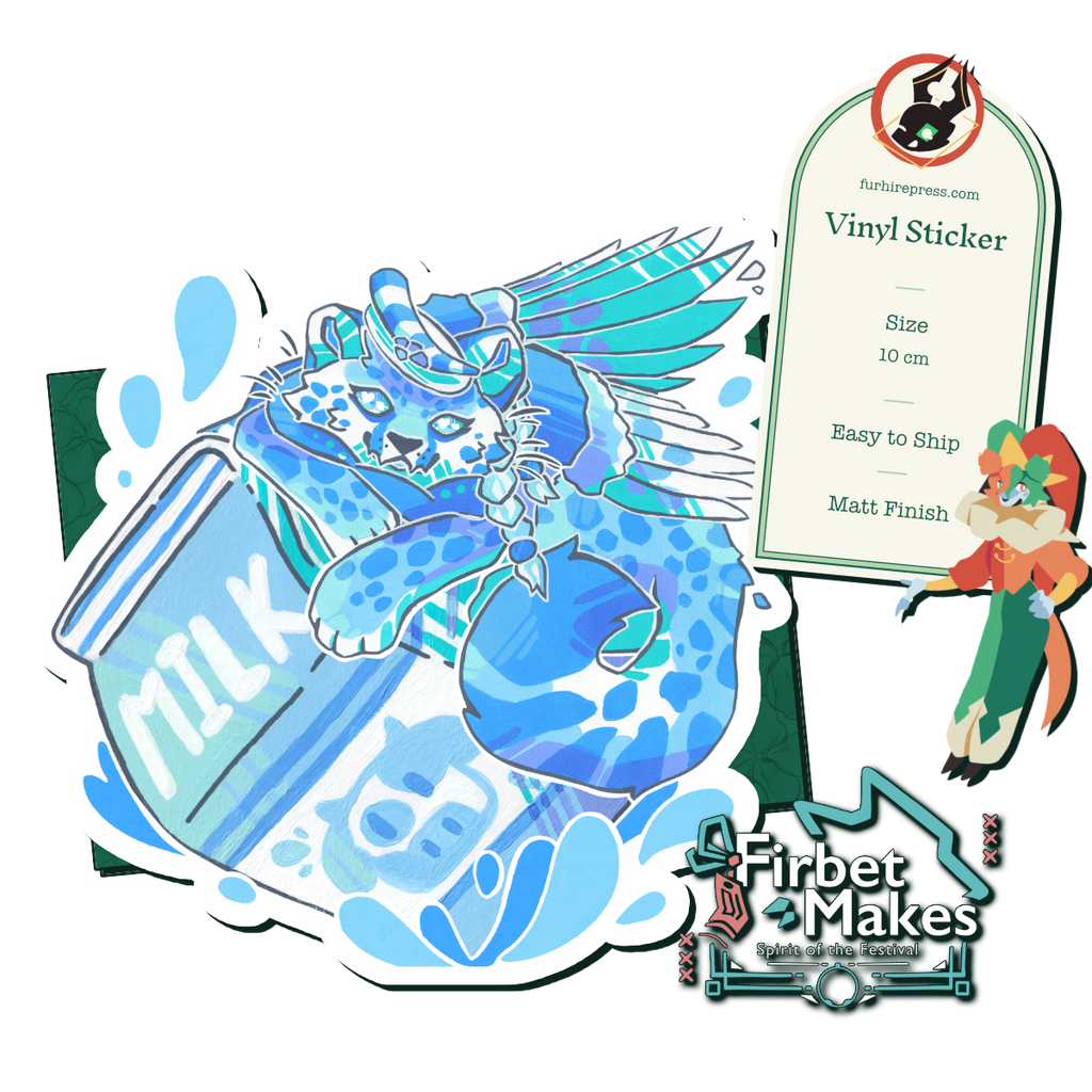 Milk Cats Sticker Series