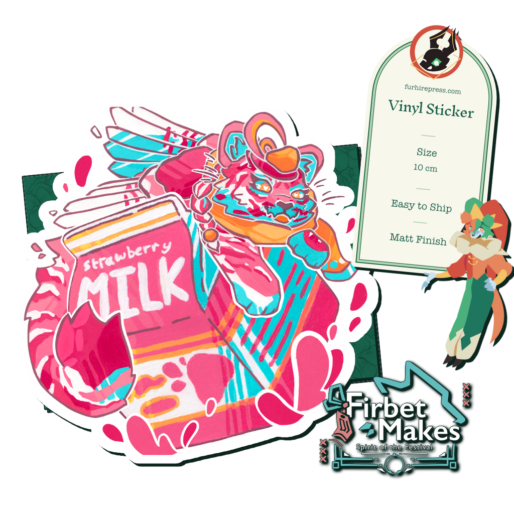 Milk Cats Sticker Series