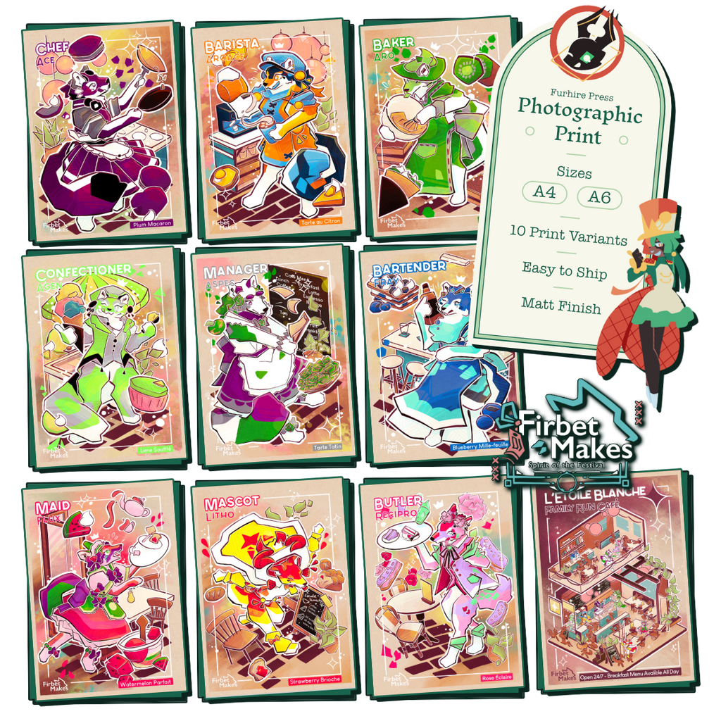 Cafe Wolves Print Series