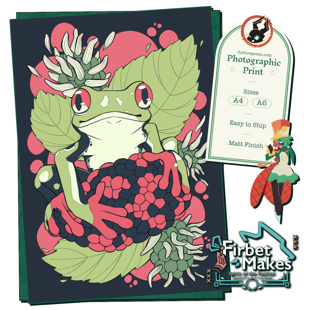 Fruit Frogs Print Series