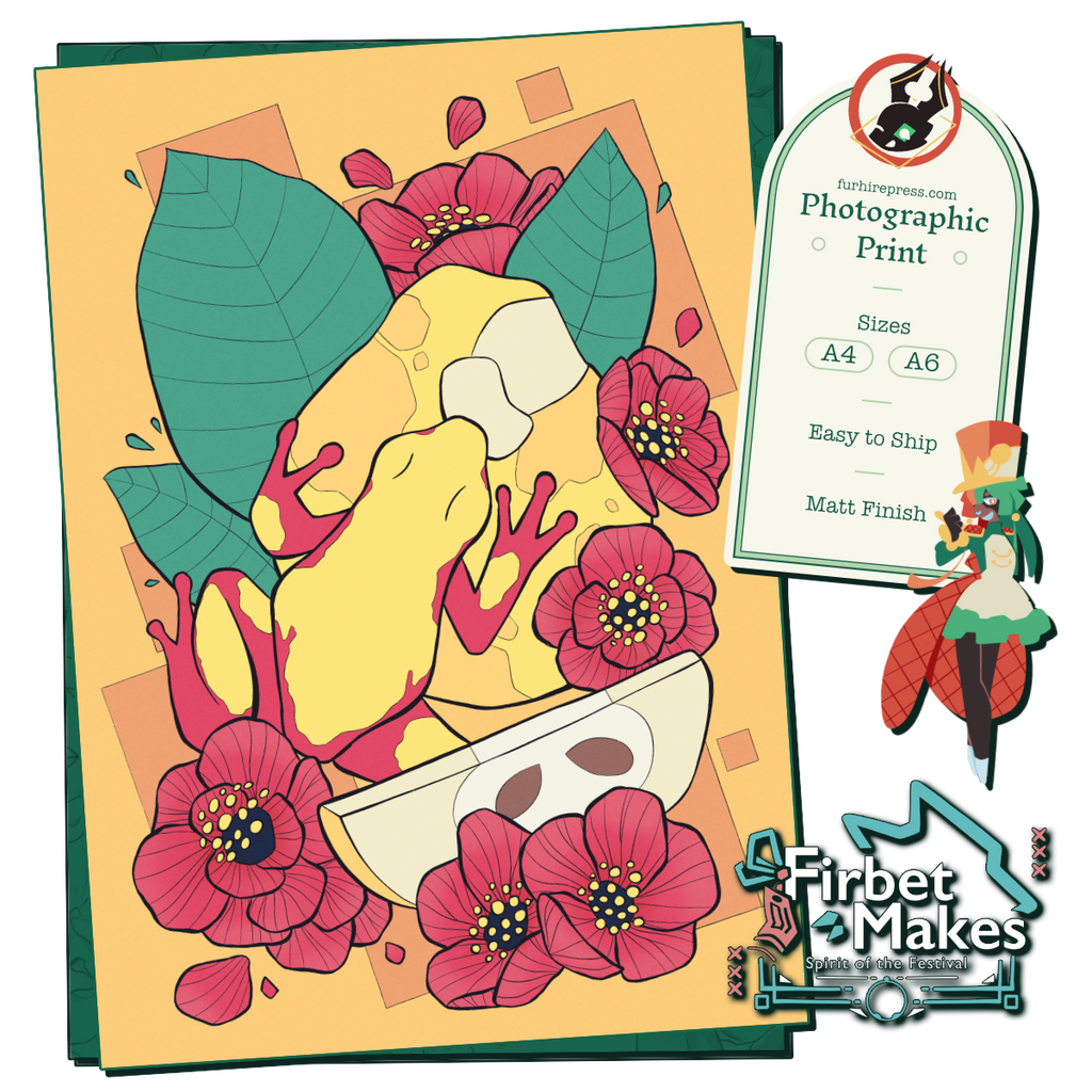 Fruit Frogs Print Series