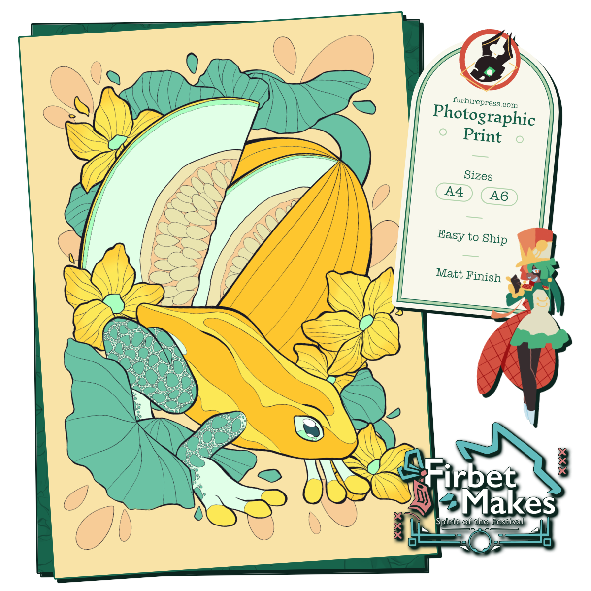 Fruit Frogs Print Series