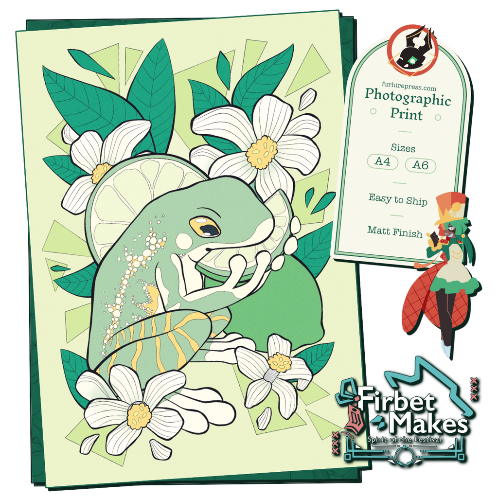 Fruit Frogs Print Series